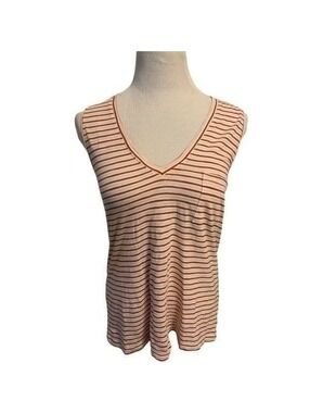 Madewell Striped Tank Top Sz M